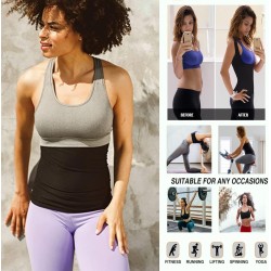 LELTLIMH Entrenador de cintura para mujer, traje de grasa y sauna, cinturón de sudor, quemador de vientre, recortador, envoltura