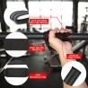 Lifting Straps and Weightlifting Wrist Wraps Set, Cotton Hard Pull Wrist Lifting Straps Grips Band with Anti-Skid Silicone,