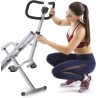 Marcy Máquina de sentadillas para entrenamiento de glúteos y quads XJ-6334, plata y negro