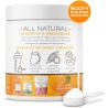 One Sol Creatina para mujer ganancia de glúteos, creatina en polvo natural para mujer con pliegues, aumenta la masa muscular