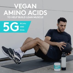 RSP Vegan AminoLean – Completamente natural para antes del entrenamiento con BCAA Vegano, amino energía todo-en-uno, gestión de