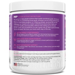 RSP Vegan AminoLean – Completamente natural para antes del entrenamiento con BCAA Vegano, amino energía todo-en-uno, gestión de