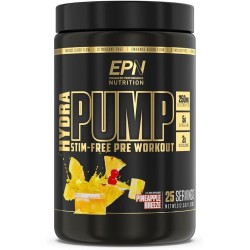 HydraPump | Polvo 1 sin estimulación para antes del entrenamiento con refuerzo de óxido nítrico, electrolitos y nootrópicos |