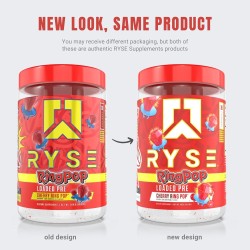 Ryse Loaded Suplemento en polvo para antes del entrenamiento para hombres y mujeres | Bombas, energía, enfoque | Beta alanina +