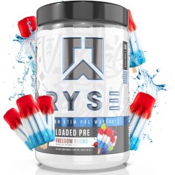 Ryse Loaded Suplemento en polvo para antes del entrenamiento para hombres y mujeres | Bombas, energía, enfoque | Beta alanina +