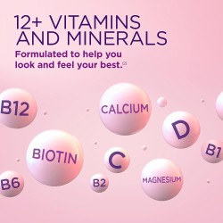 Nature's Bounty Mezcla completa de proteínas y vitaminas con colágeno y fibra, contiene vitamina C para la salud inmunológica,