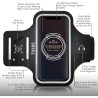 TRIBE - Funda brazalete resistente al agua para teléfono celular, soporte para correr para iPhone Pro Max Plus Mini SE