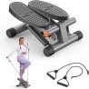 Niceday Steppers para ejercicio, Escalera con bandas de resistencia, Mini paso a paso con capacidad de carga de 300 libras, paso