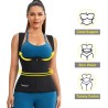 Traje de sauna Junlan para mujer, chaleco de entrenamiento ajustado para mujer, top para sudar, modelador de la figura para