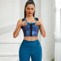 Traje de sauna Junlan para mujer, chaleco de entrenamiento ajustado para mujer, top para sudar, modelador de la figura para