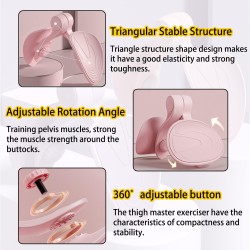 TINRIEF Thigh Master Hip Trainer Kegel Exerciser, Pelvic Floor Trainer, Kegel Trainer for Postpartum Rehabilitation, Trimmer