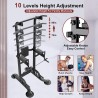 WMK Power Tower - Barra de dominadas para gimnasio en casa, entrenamiento de fuerza, equipo de entrenamiento de fitness, altura