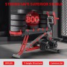 Adjustable Weight Bench,Utility Multi-Functional Roman Chair for Full Body Workout Purpose Foldable Incline and Flat & Decline