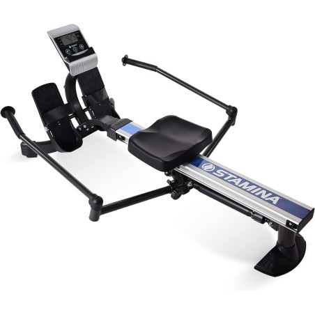 Stamina BodyTrac Glider Hydraulic Rowing Machine with Smart Workout App - Rower Workout Machine with Cylinder Resistance - Up to