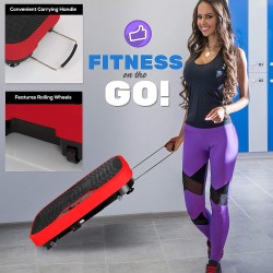 Hurtle Fitness - Máquina de plataforma de vibración - Gimnasio en casa, máquina de ejercicio, entrenador de entrenamiento para