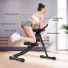 ONETWOFIT Máquina de entrenamiento abdominal Core & Abdominal Trainers, altura ajustable para el hogar Ab Trainer con pantalla