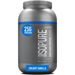 Isopure Proteína en polvo con cero carbohidratos, 100% aislado de proteína de suero, Keto Friendly, saborizado (Embalaje puede