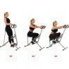 Sunny Health & Fitness Row-N-Ride Squat Assist Trainer for Glutes Workout With Adjustable Resistance, Easy Setup & Foldable