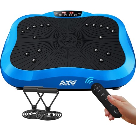 AXV Vibration Plate Exercise Machine Whole Body Workout Vibrate Fitness Platform Lymphatic Drainage Machine for Weight Loss