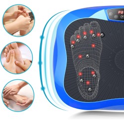 AXV Vibration Plate Exercise Machine Whole Body Workout Vibrate Fitness Platform Lymphatic Drainage Machine for Weight Loss