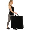 Sunny Health & Fitness Tapete de gimnasia plegable, extra grueso con asas de transporte, para ejercicio, yoga, fitness,