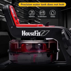 HouseFit Rowing Machine 350LB Weight Capacity for Home use with Big LCD Monitor Water Row Machine, Tablet Holder and Comfortable