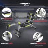 WONDER CORE 2 Adjustable Workout Bench for Home Gym, Multi-Functional Exercise Bench for Total Body Workouts, Work Out Bench