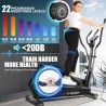 YOUNGFIT Elliptical Machine, 95% Pre-Installed Elliptical Exercise Machine Trainer with 22 Resistance Levels Hyper-Quiet