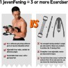 JevenFening Ejercitador de brazo Twister definitivo. Expansor de pecho ajustable. Fortalecedor de ejercicio de antebrazo. Equipo