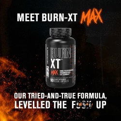 Jacked Factory Burn-XT Max - Quemador de grasa termogénico de alto rendimiento y supresor del apetito para hombres y mujeres con