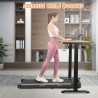 Elseluck Walking Pad, Under Desk Treadmill for Home Office, 2 in 1 Portable Walking Treadmill with Remote Control, Walking