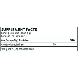 Thorne Research - Creatina en polvo para promover la producción de energía, masa corporal magra, resistencia muscular y