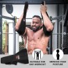 DMoose Hanging Ab Straps for Pull Up Bar & Abdominal Muscle Building, Rip Resistant and Padded Arm Support for Ab Workout, Ab