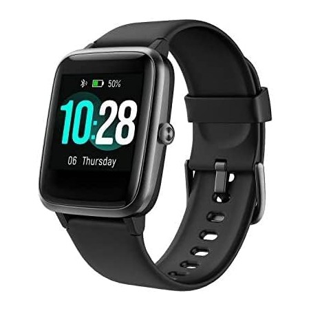 Reloj inteligente para teléfonos Android compatible con iPhone, monitor de frecuencia cardíaca, monitor de sueño, contador de