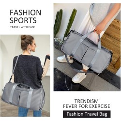 ZGWJ Bolsa de viaje con relleno de hombro, impermeable, para mujeres y hombres, para natación, deportes, viajes, gimnasio, bolsa